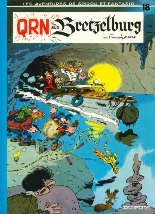 Couverture de l'album Spirou et Fantasio Tome 18 QRN sur Bretzelburg