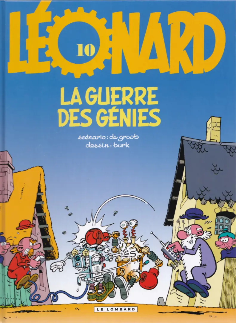 Couverture de l'album Léonard Tome 10 La guerre des génies