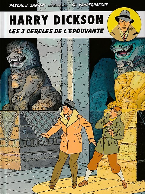 Couverture de l'album Harry Dickson Tome 3 Les 3 cercles de l'épouvante