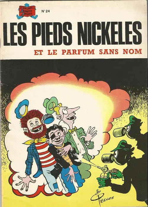 Couverture de l'album Les Pieds Nickelés Tome 24 Les pieds nickelés et le parfum sans nom