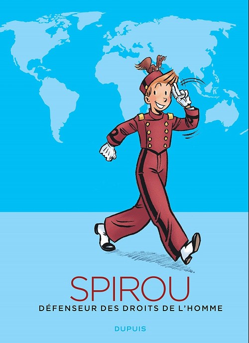 Couverture de l'album Spirou défenseur des droits de l'homme