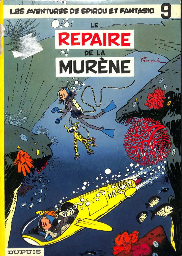 Couverture de l'album Spirou et Fantasio Tome 9 Le repaire de la murène