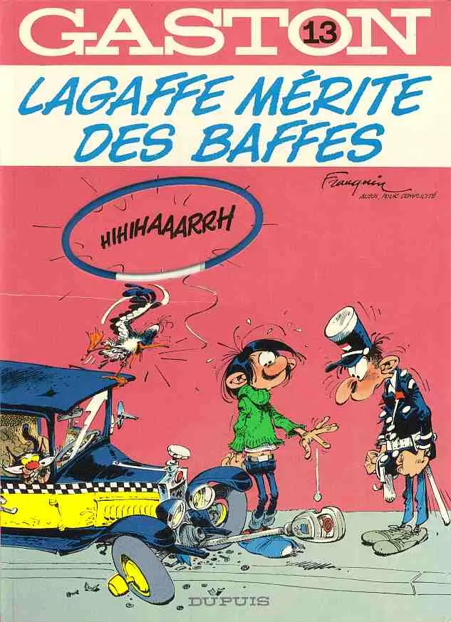 Couverture de l'album Gaston Tome 13 Lagaffe mérite des baffes