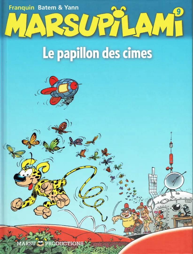 Couverture de l'album Marsupilami Tome 9 Le papillon des cimes