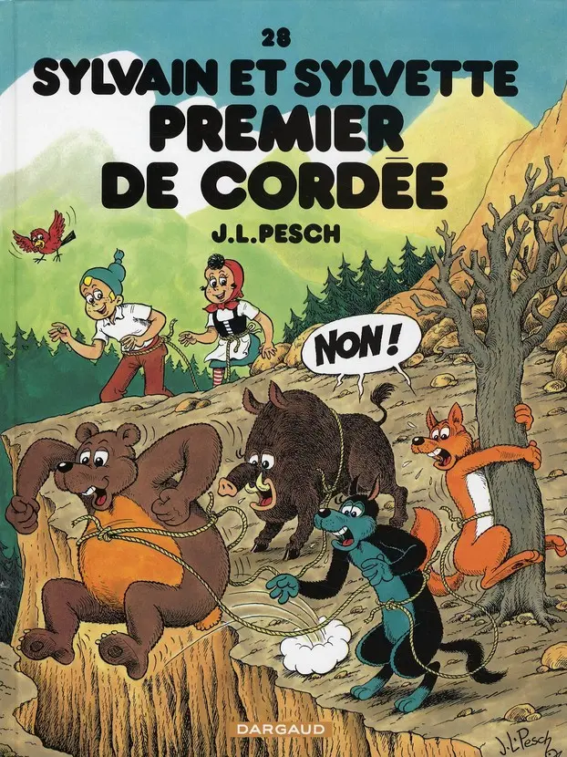Couverture de l'album Sylvain et Sylvette Tome 28 Premier de cordée