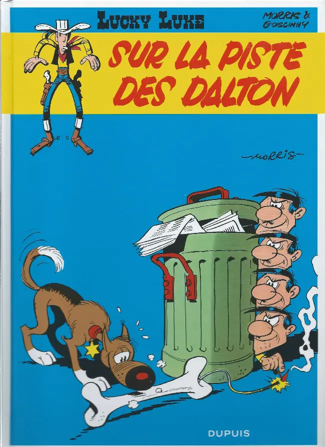 Couverture de l'album Lucky Luke Tome 17 Sur la piste des Dalton