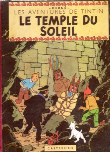 Couverture de l'album Tintin Tome 14 Le temple du Soleil