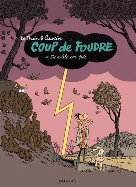 Couverture de l'album Coup de foudre Tome 2 De mâle en pis