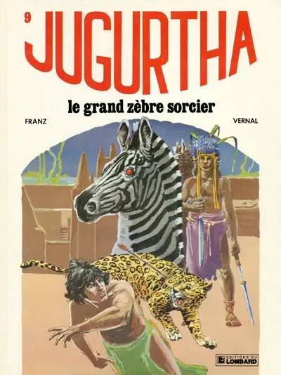 Couverture de l'album Jugurtha Tome 9 Le Grand Zèbre sorcier