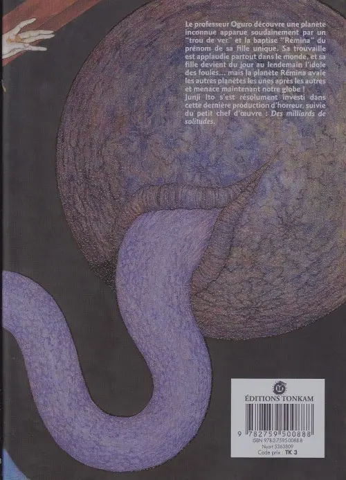 Verso de l'album Rémina La planète de l'enfer