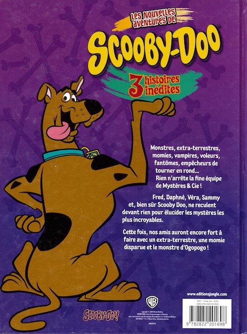 Verso de l'album Les nouvelles aventures de Scooby-Doo Tome 1 Le retour des monstres !