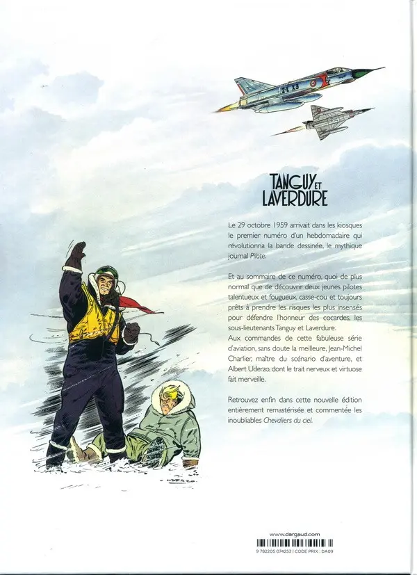 Verso de l'album Tanguy et Laverdure L'Intégrale Tome 3 Cap Zéro