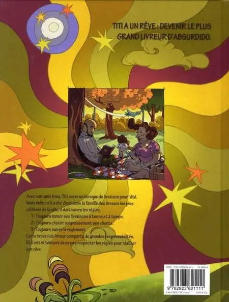 Verso de l'album Titi Krapouti & Cie Tome 1 Les 3 règles