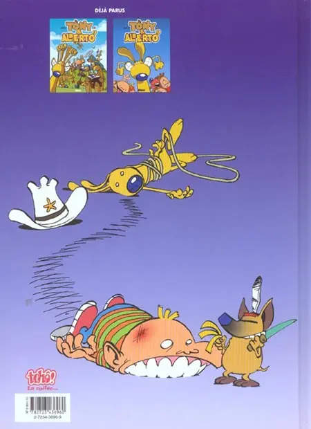 Verso de l'album Tony & Alberto Tome 3 Albertonynocanichou