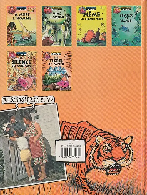 Verso de l'album La Vache Tome 6 Les tigres de papier