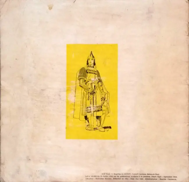 Verso de l'album Yves le Loup Tome 1 L'enfance du preux