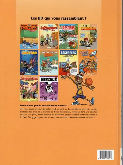 Verso de l'album Basket dunk Tome 7