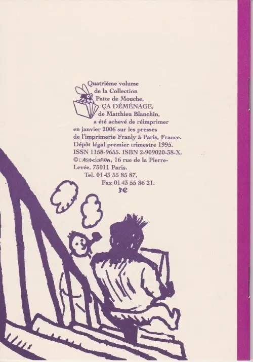 Verso de l'album Ça déménage