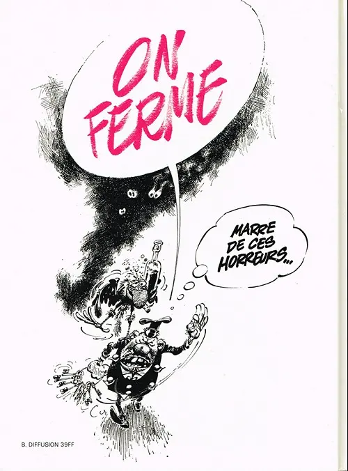 Verso de l'album Cauchemarrant