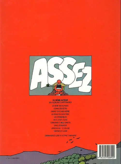 Verso de l'album Le Génie des Alpages Tome 2 Comme des bêtes