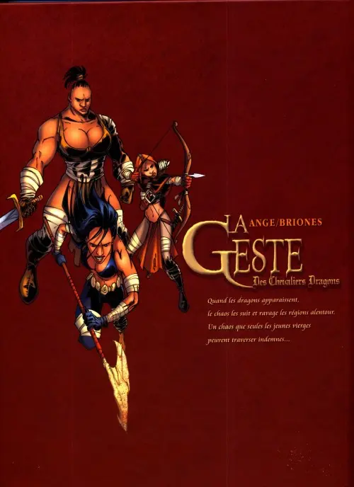 Verso de l'album La Geste des Chevaliers Dragons Tome 4 Brisken