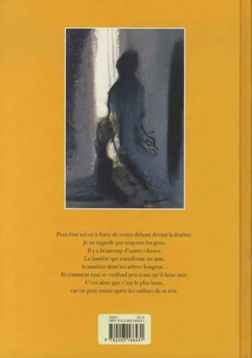 Verso de l'album L'Homme à la fenêtre