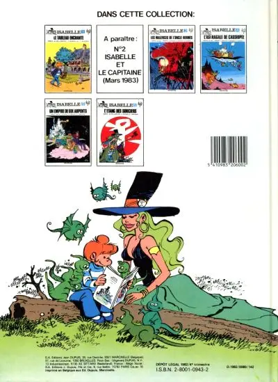 Verso de l'album Isabelle Tome 1 Le tableau enchanté