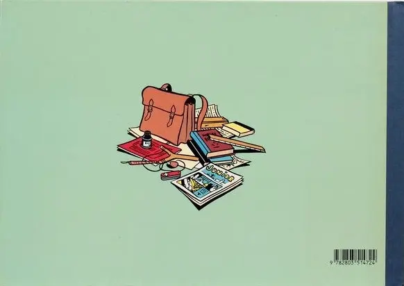 Verso de l'album Le Jeune Albert