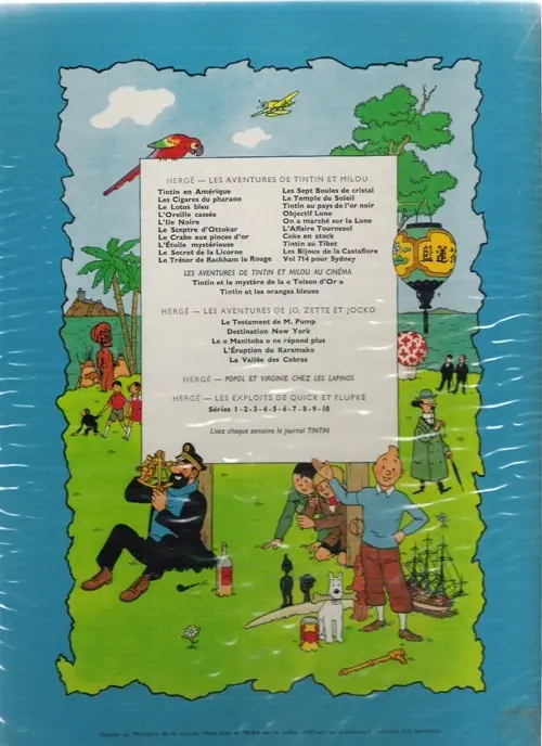 Verso de l'album Les Aventures de Jo, Zette et Jocko Tome 1 Le testament de M. Pump