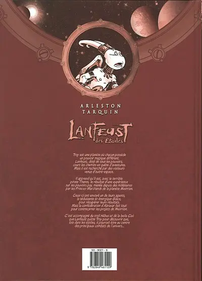 Verso de l'album Lanfeust des Étoiles Tome 4 Les buveurs de mondes