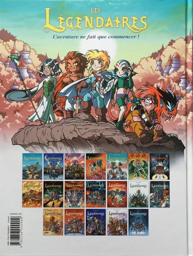 Verso de l'album Les Légendaires Tome 5 Cœur du passé