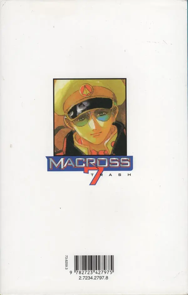 Verso de l'album Macross 7 trash N° 5