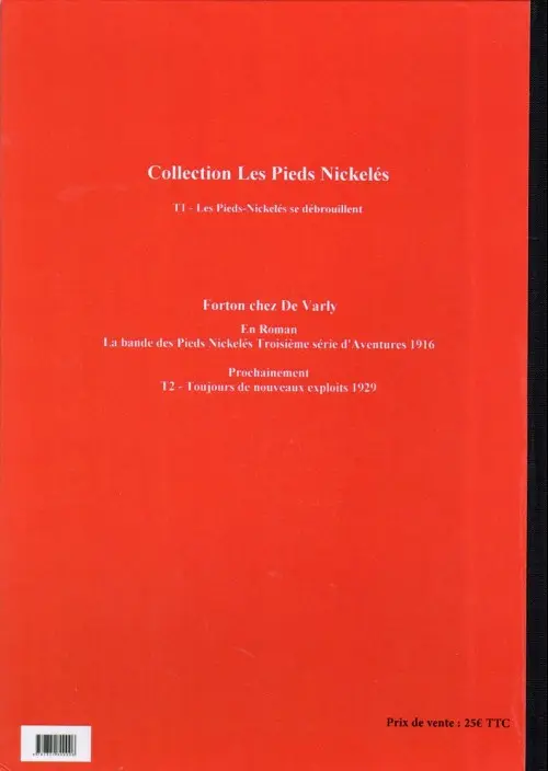 Verso de l'album Les Pieds Nickelés Tome 1 Les pieds-nickelés se débrouillent