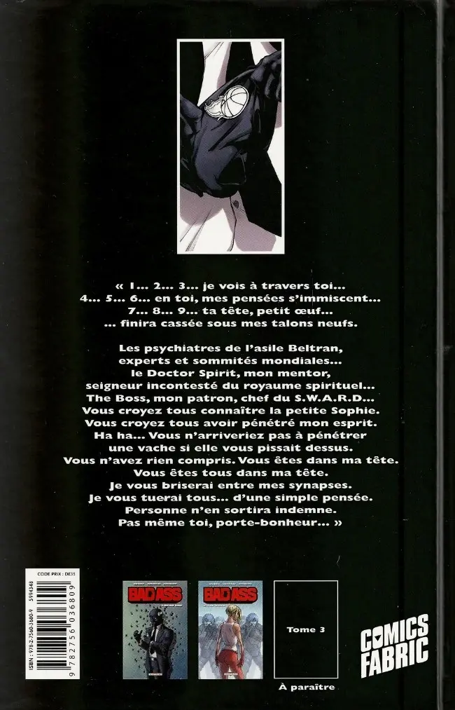 Verso de l'album Bad Ass Tome 2 The Voice