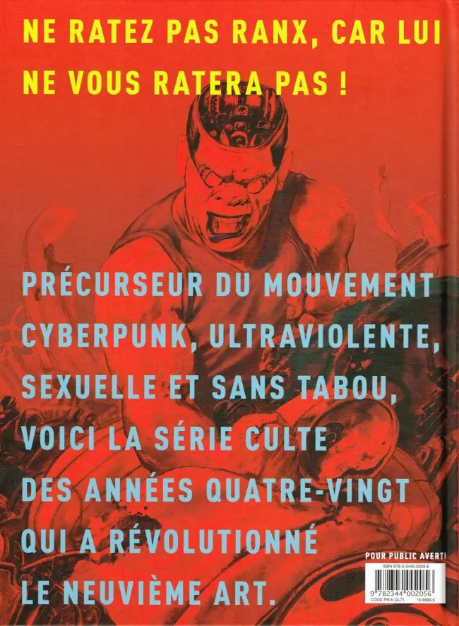 Verso de l'album RanXerox Ranx