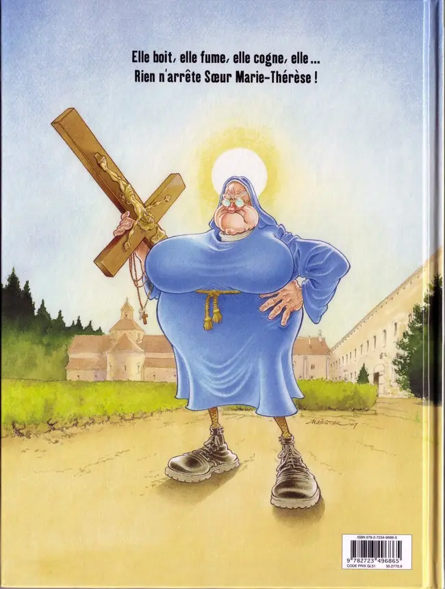 Verso de l'album Soeur Marie-Thérèse des Batignolles Tome 5 Sans diocèse fixe...