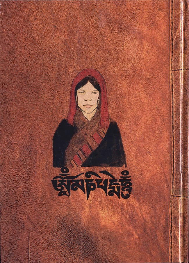 Verso de l'album Tintouin au Tibet