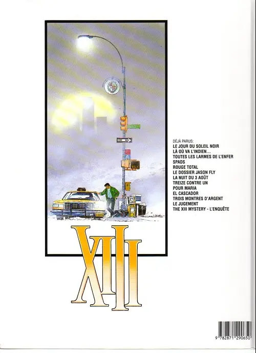 Verso de l'album XIII Tome 8 Treize contre un