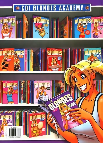 Verso de l'album Les Blondes Tome 25 Génial ! J'espère que c'est un poney !