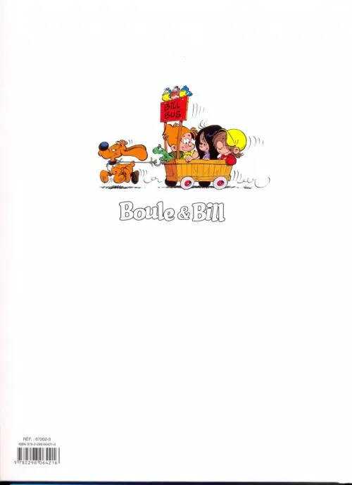 Verso de l'album Boule & Bill Tome 34 Un amour de cocker
