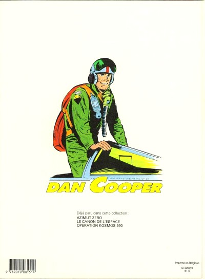 Verso de l'album Les aventures de Dan Cooper Tome 27 Programme F-18