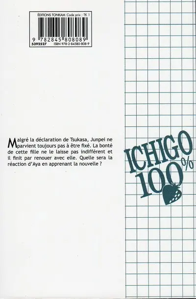 Verso de l'album Ichigo 100% 17 Laisse toi aller...