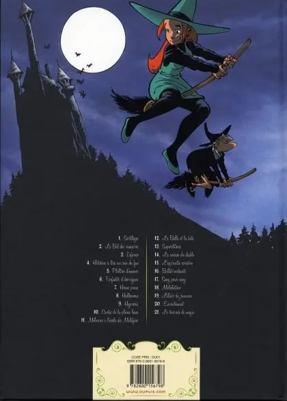 Verso de l'album Mélusine Tome 21 Le tournoi de magie