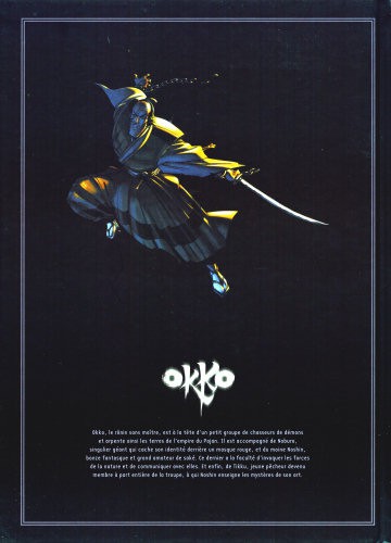 Verso de l'album Okko Le Cycle du feu - Édition intégrale