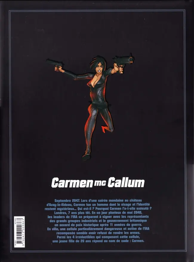 Verso de l'album Carmen Mc Callum - Code Mc Callum Intégrale 0