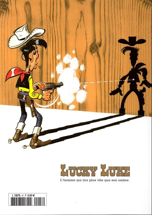 Verso de l'album Lucky Luke La collection Tome 47 A l'ombre des derricks