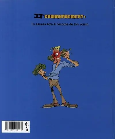 Verso de l'album Les 40 commandements Les 40 commandements du voisin