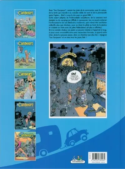 Verso de l'album Les Campeurs Tome 5 Miss Camping