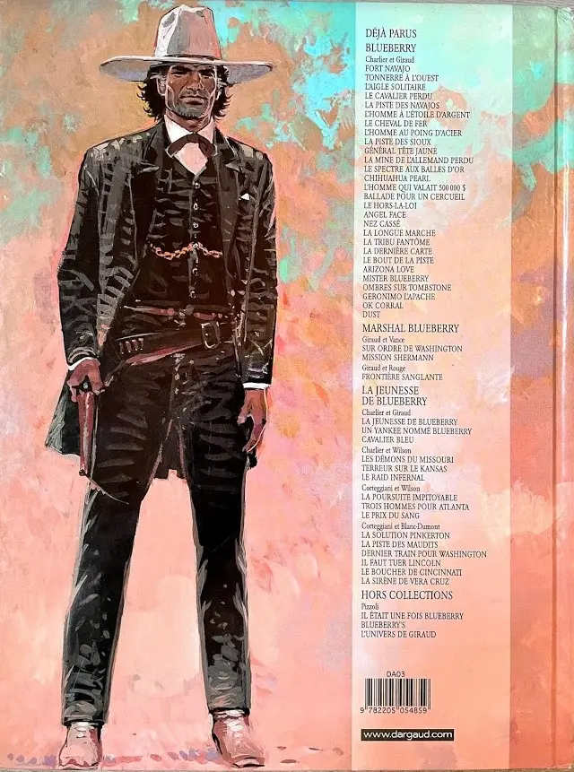 Verso de l'album Blueberry Tome 21 La dernière carte