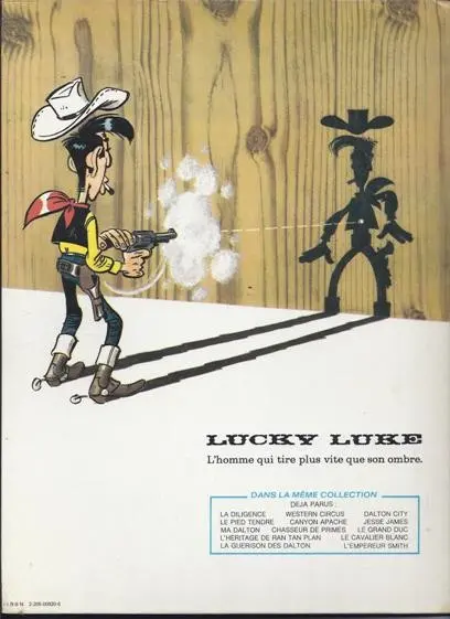 Verso de l'album Lucky Luke Tome 44 La guérison des Dalton